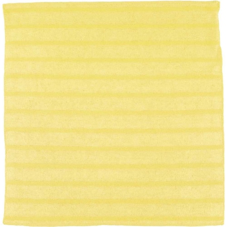 Renown 16 in. x 16 in. Scrubbing Microfiber Cleaning Cloth, Yellow REN01616-YSZ
